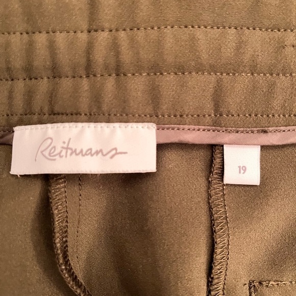 REITMAN'S Soft Cargo Trousers in Olive - Picture 13 of 16